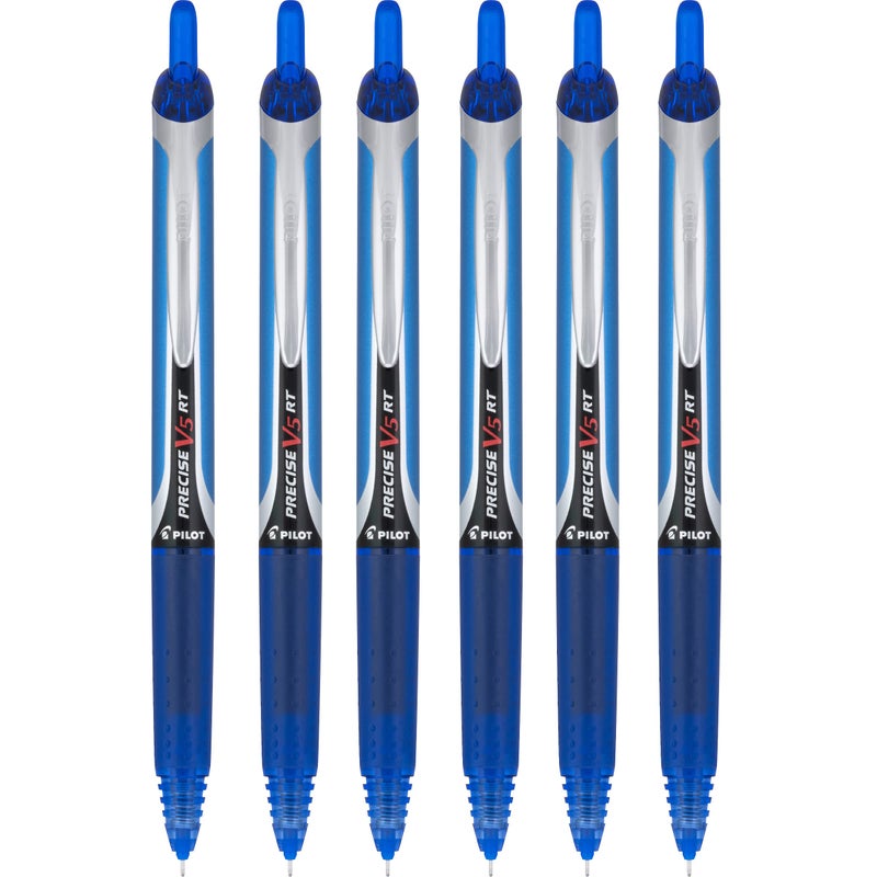 PILOT 6 PENS: Pilot Precise V5 Retractable Blue Pens, Single Pen (26063) by Pilot - Image 1